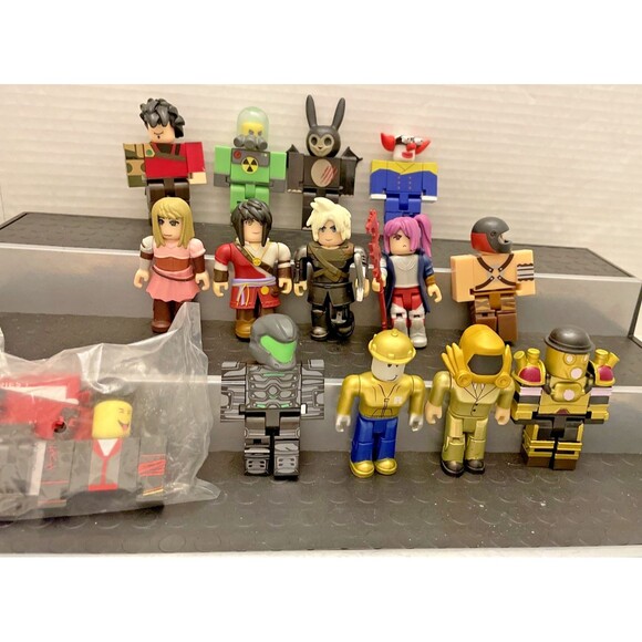 R0BL0X Toys Action Mini Figures Lot of 14 Mixed Series Gold, World Zero, 1 New - Picture 15 of 15
